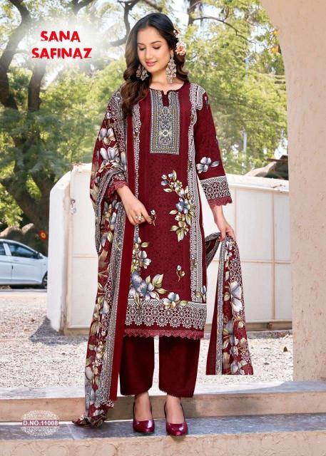 Ganesha sana safinaz vol-11 cotton dress material wholesale price